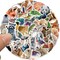 100PCS Cute Animal Stickers, Realistic Animals Aesthetic Decals Vinyl Waterproof Zoo Animals Stickers